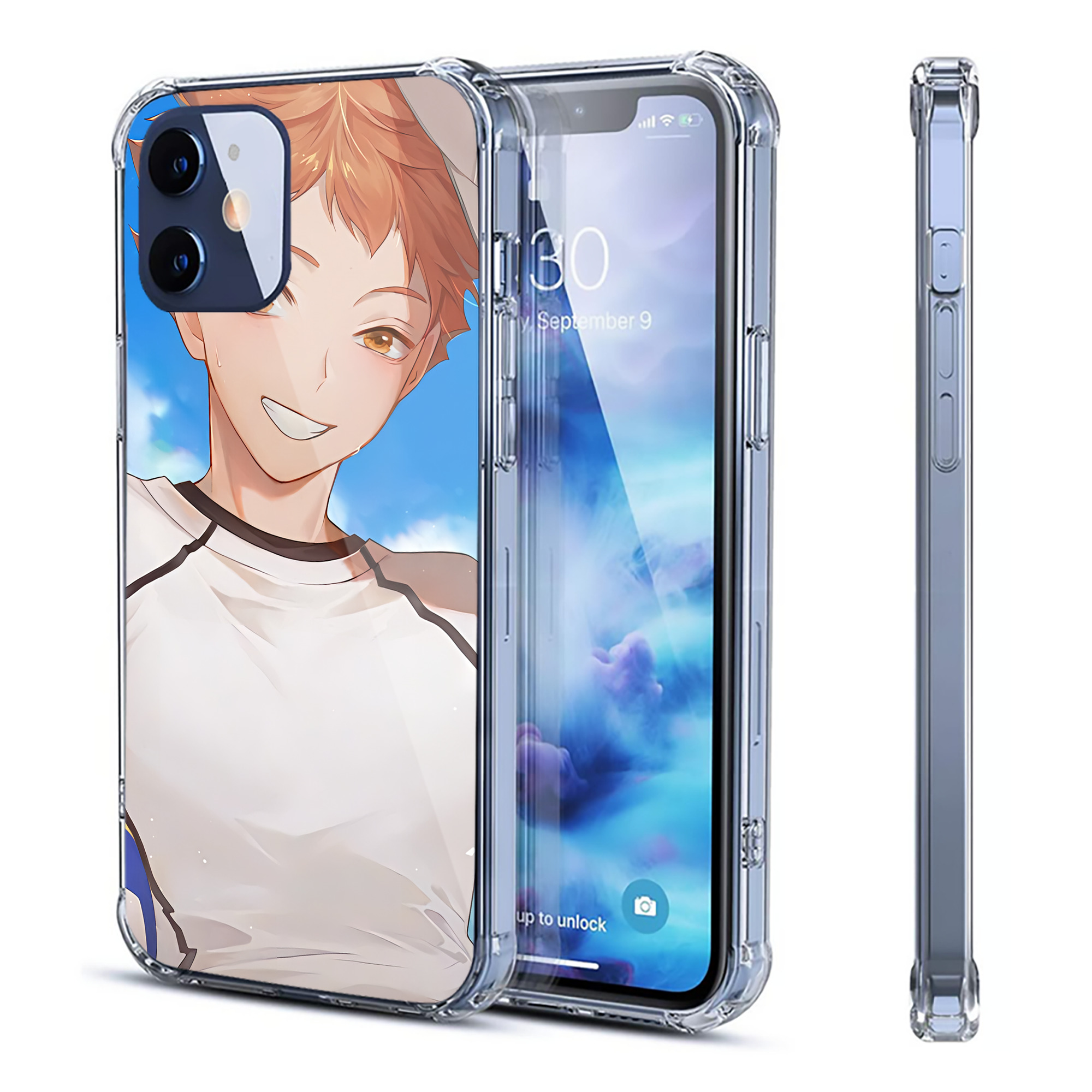 （画像用） ハイキュー!! Haikyu!! 【iPhone 12シリーズ対応】透明スマホケース（クリアソフトケース）